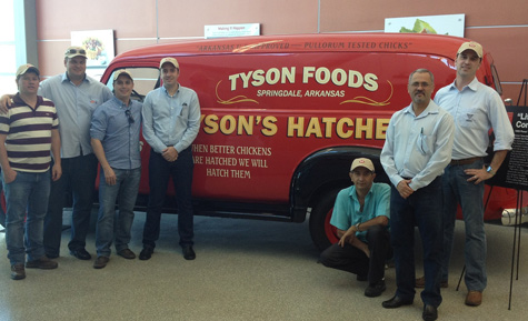 En contraposición a su visión hacia el futuro, los veterinarios brasileños también visitaron el museo Tyson 